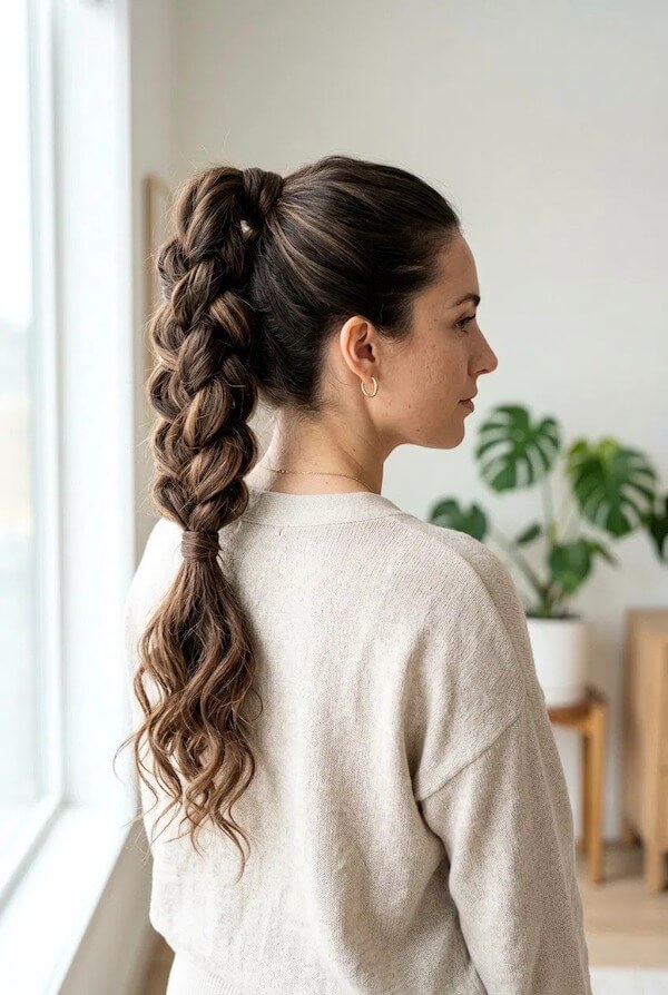 Bubble Braid Ponytail