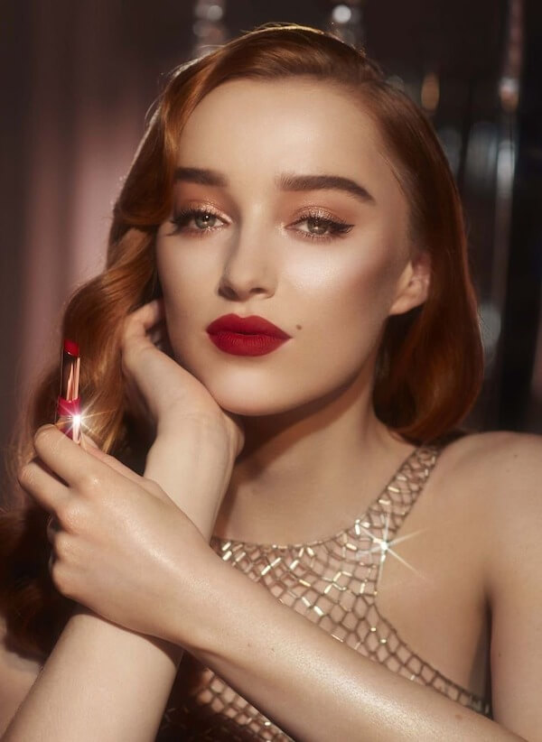 Classic Hollywood Red Lip Makeup