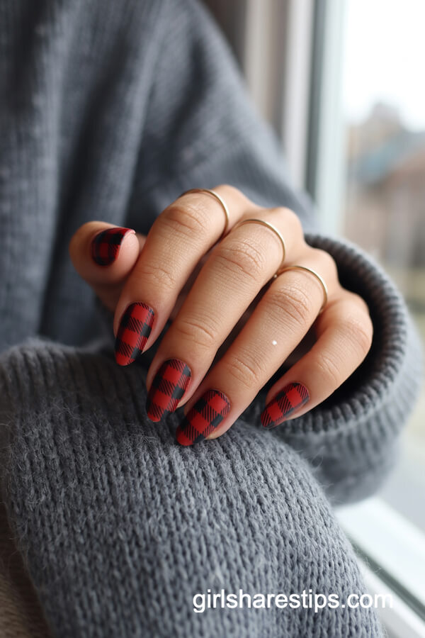 Red and Black Buffalo Plaid