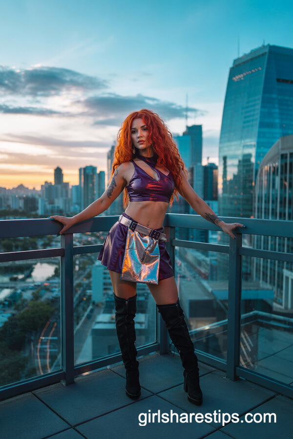 Glowing Starfire from Teen Titans
