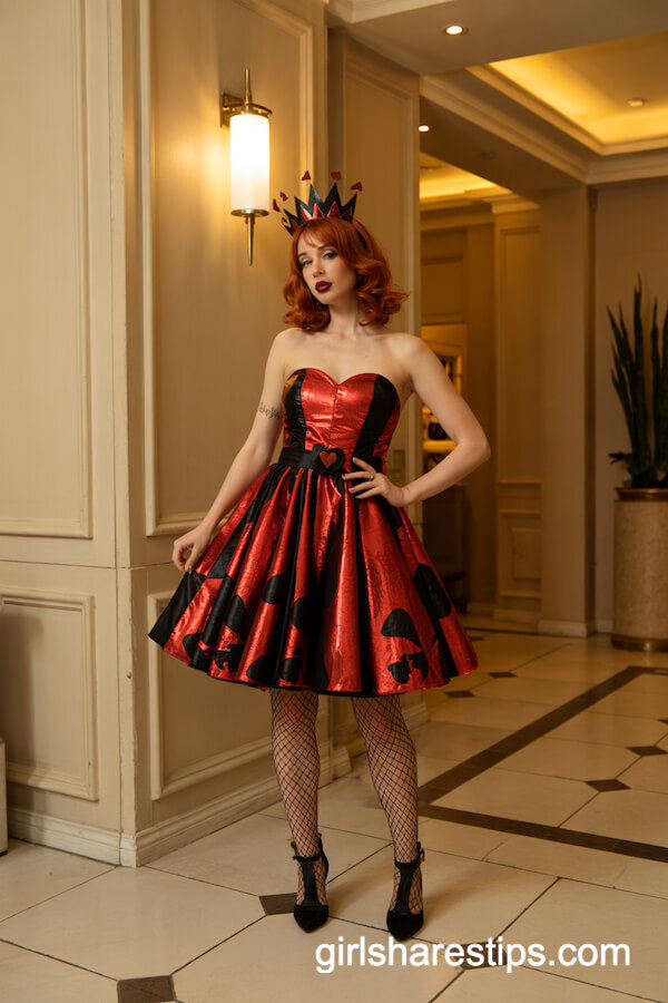 Elegant Queen of Hearts