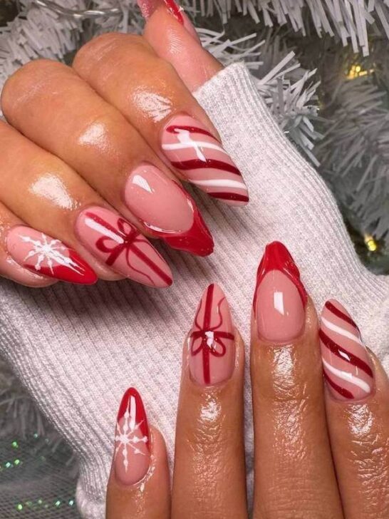 27 Stunning Red Winter Nails Ideas to Warm Up Your Style