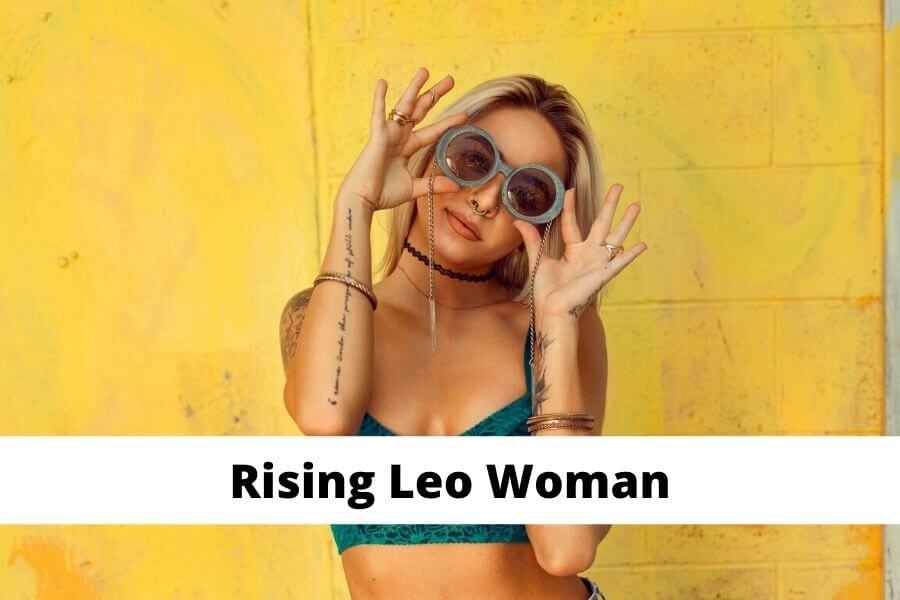 rising leo woman