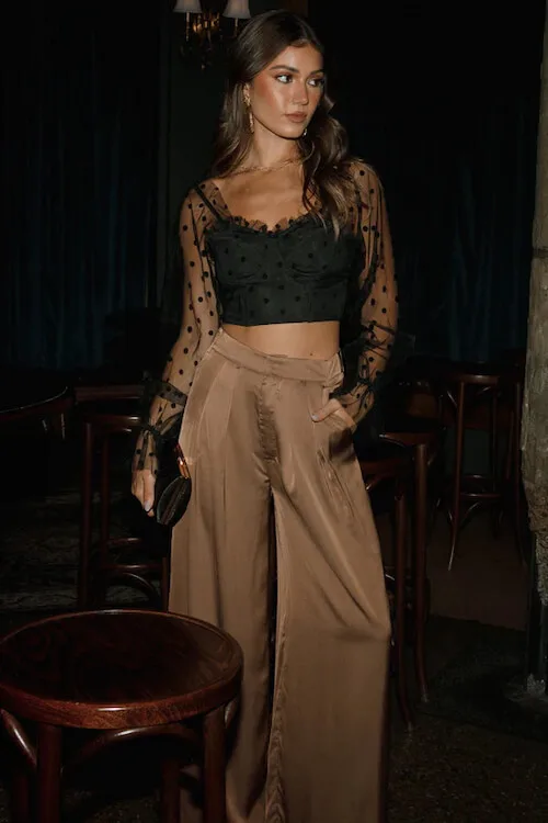 sexy party outfit ideas with pants