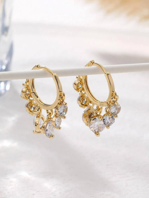 9pcs/set Gold Earring | SHEIN