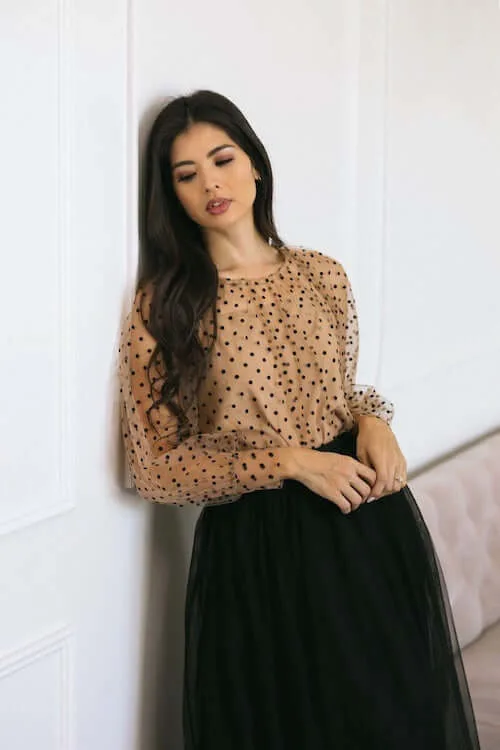 shirts to wear with tulle skirt