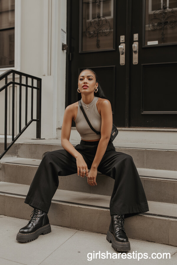 shoes to wear with wide leg pants for women