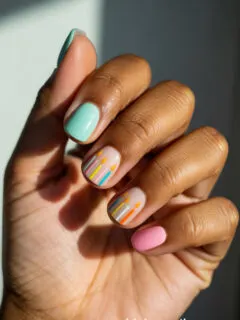 short birthday nails