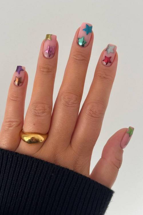 short graduation nail designs