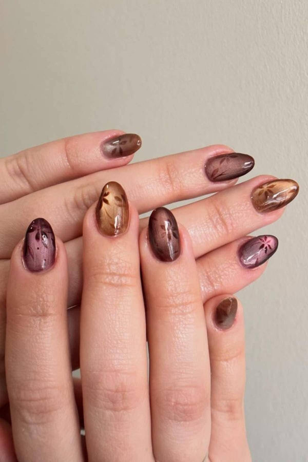 short October nails