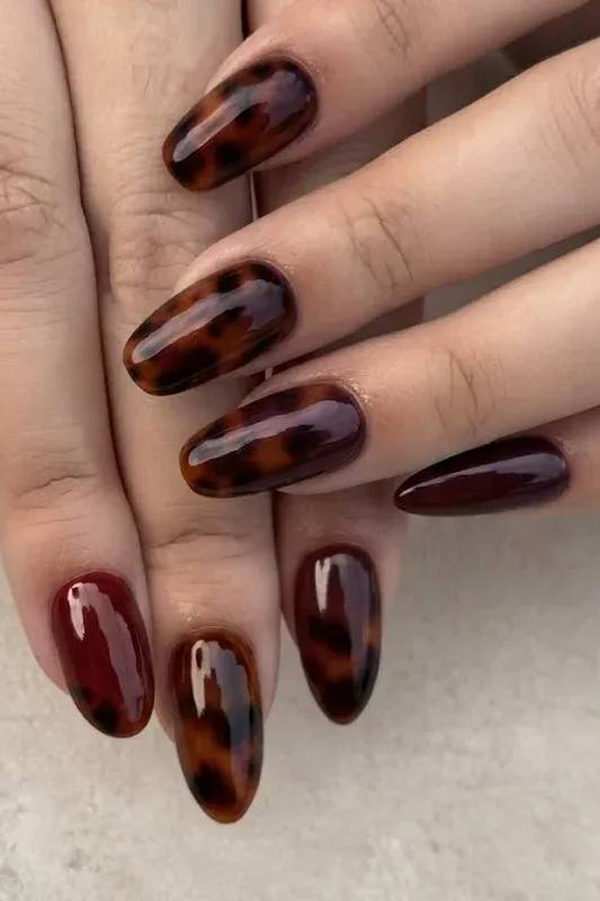 Cute Ghost Short Halloween October Nails