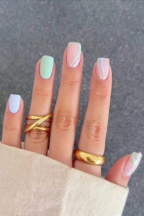 short spring nails designs