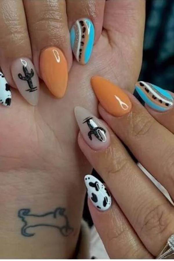 Southwestern Desert Nail Art