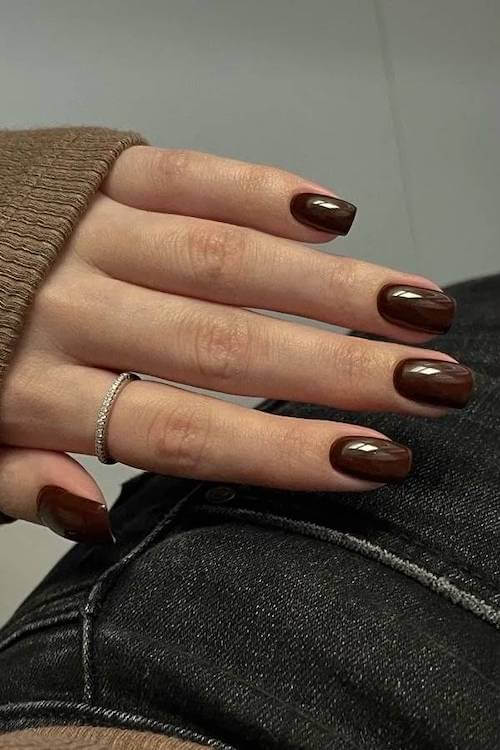 short winter nails designs