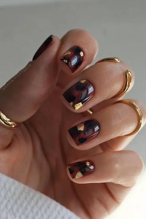 short winter nails designs