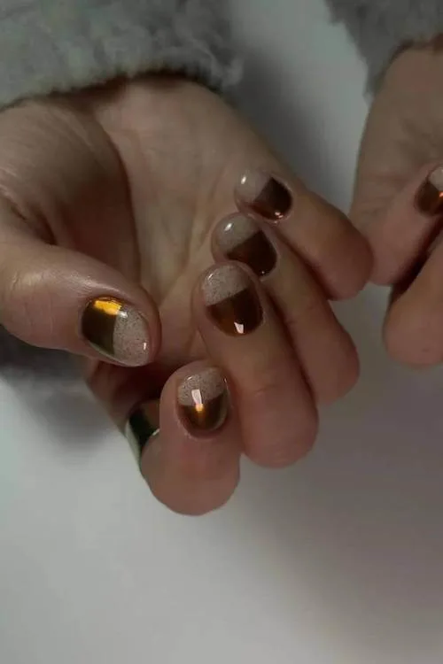 short winter nails designs