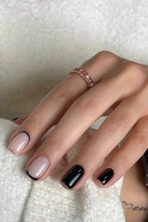 short winter nails designs