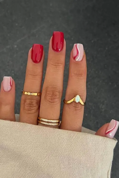 short winter nails designs