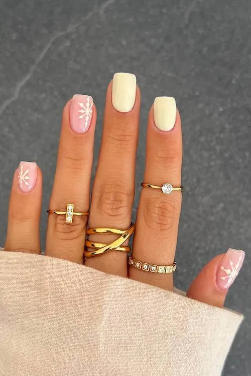 short winter nails designs