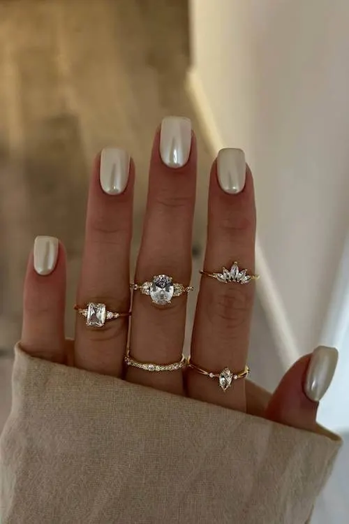 short winter nails designs