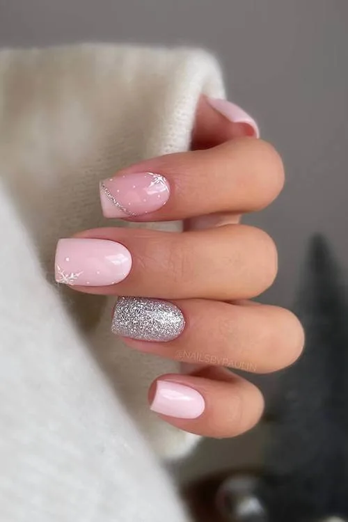 short winter nails designs