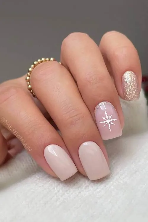 short winter nails designs