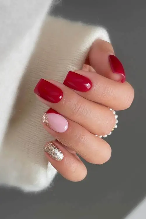short winter nails designs