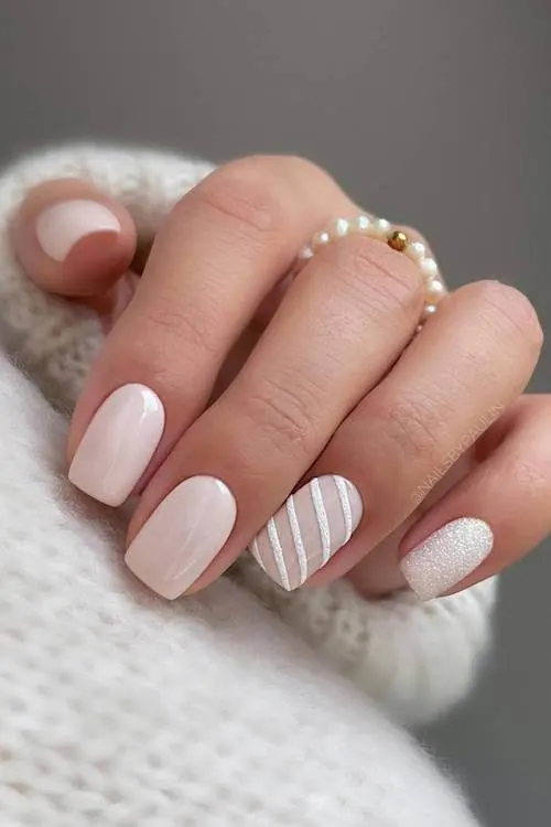 short winter nails designs