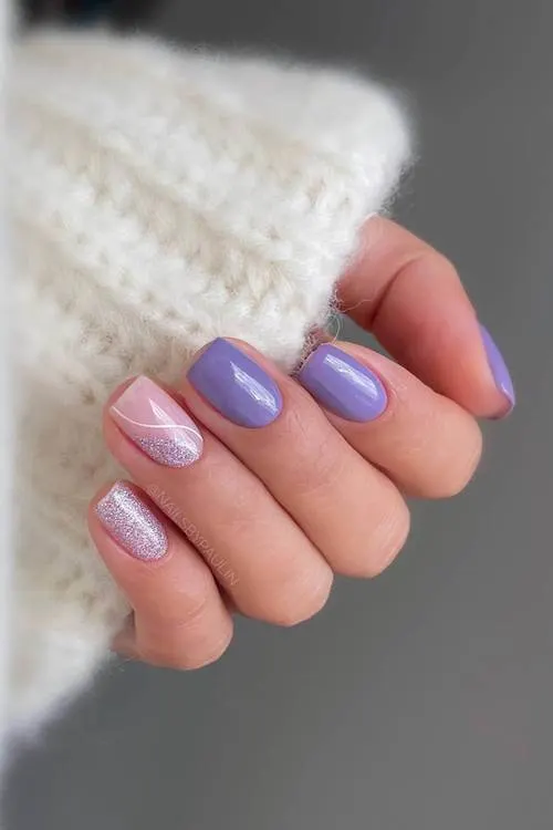 short winter nails designs