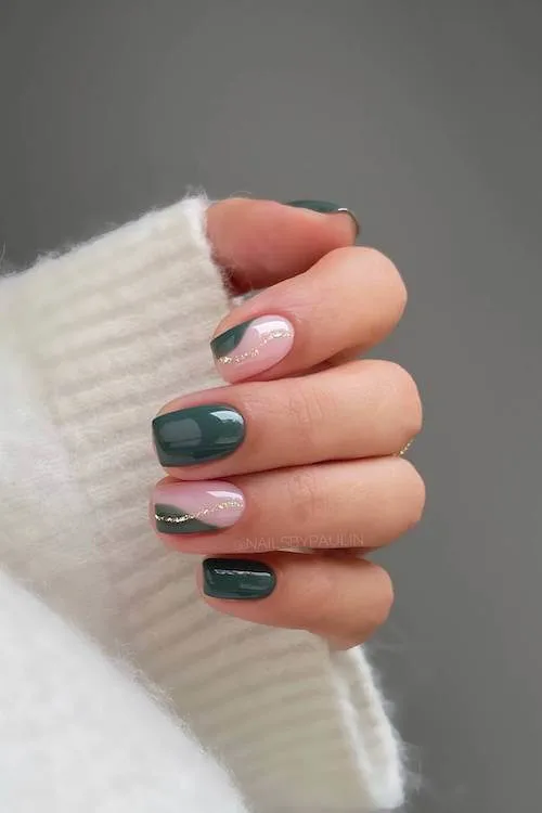 short winter nails designs