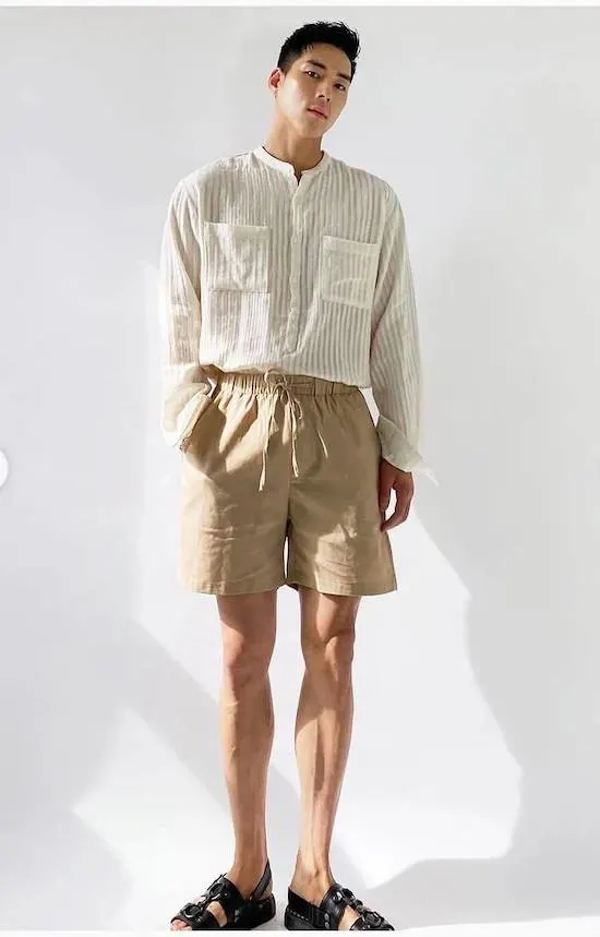 casual shorts outfits men
