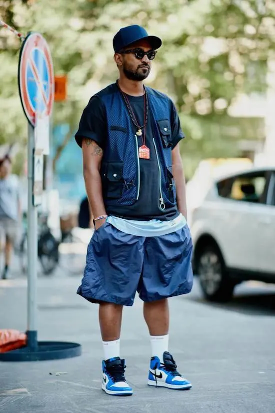 shorts outfits men streetwear