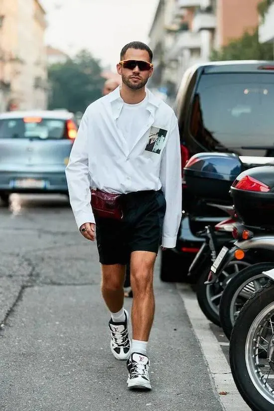 shorts outfits men streetwear