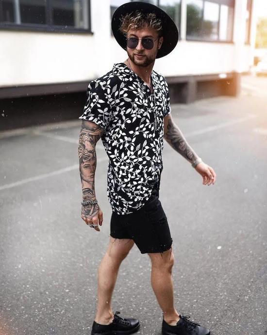 shorts outfits men streetwear