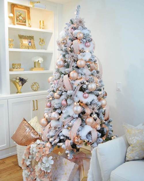 silver christmas tree decor ideas