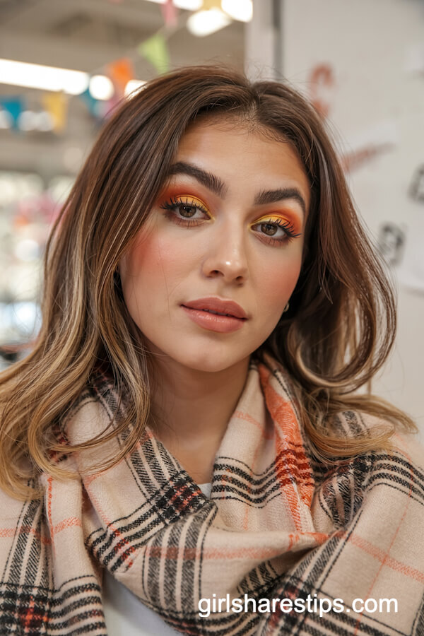 Candy Corn Eyeshadow Blend