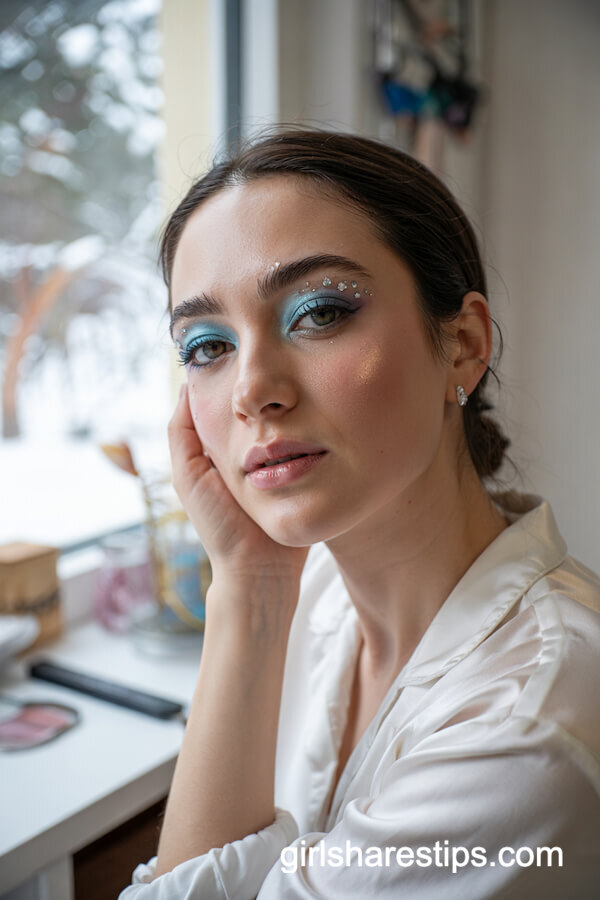 Frosted Ice Queen Makeup