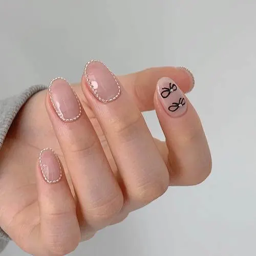 Korean Minimalist Nail Art Ideas