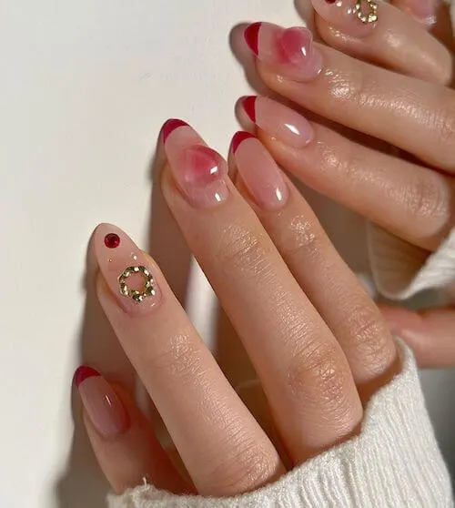 simple Korean nail designs