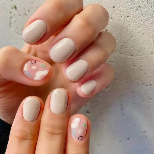 Korean Pastel Mani