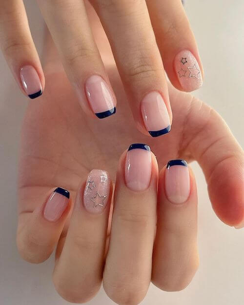 Korean French Manicure
