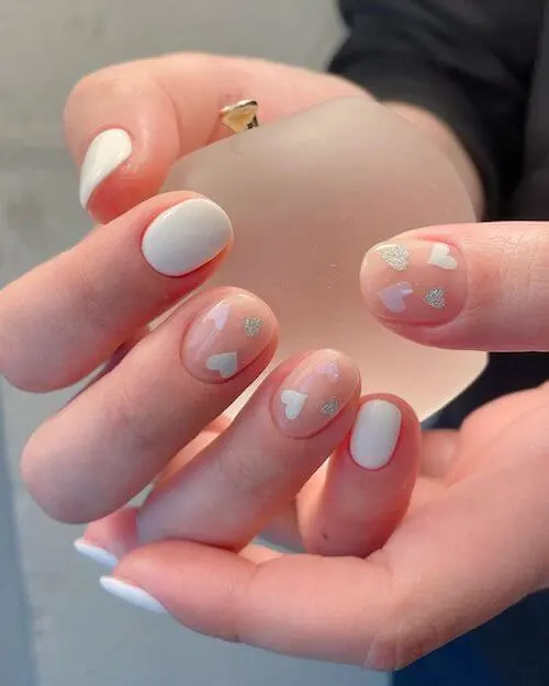 simple Korean nail designs