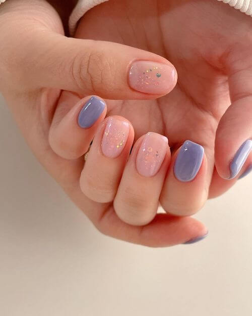 simple Korean nail designs