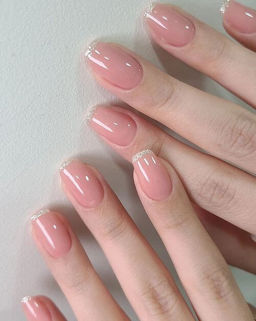 simple Korean nail designs