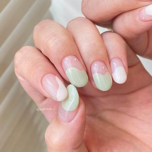 Korean Minimalist Nail Art Ideas