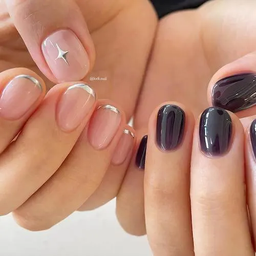 Korean Minimalist Nail Art Ideas