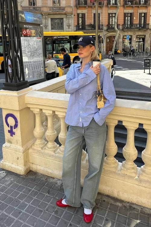 simple casual spring outfit