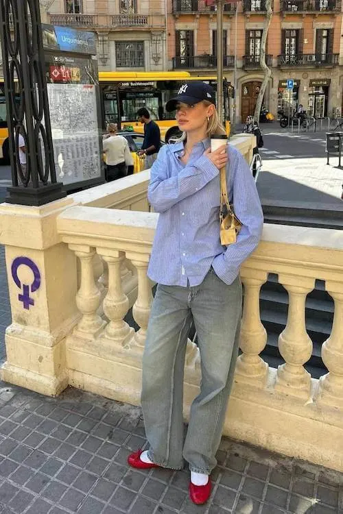 simple casual spring outfit