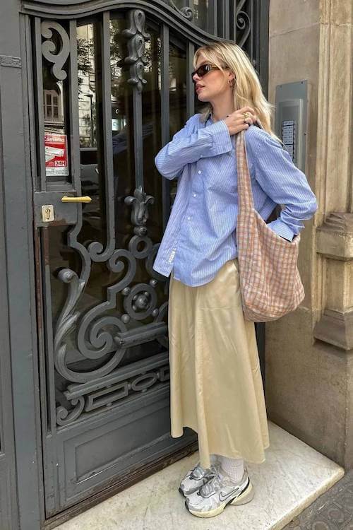 simple casual spring outfit