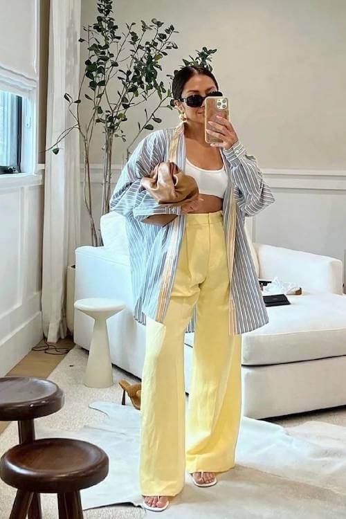 simple casual spring outfit